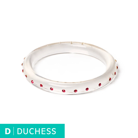 Narrow Key To My Heart - Clear - Duchess Bangle