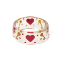 Wide Key To My Heart - Clear - Bangle