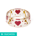 Wide Key To My Heart - Clear - Duchess Bangle