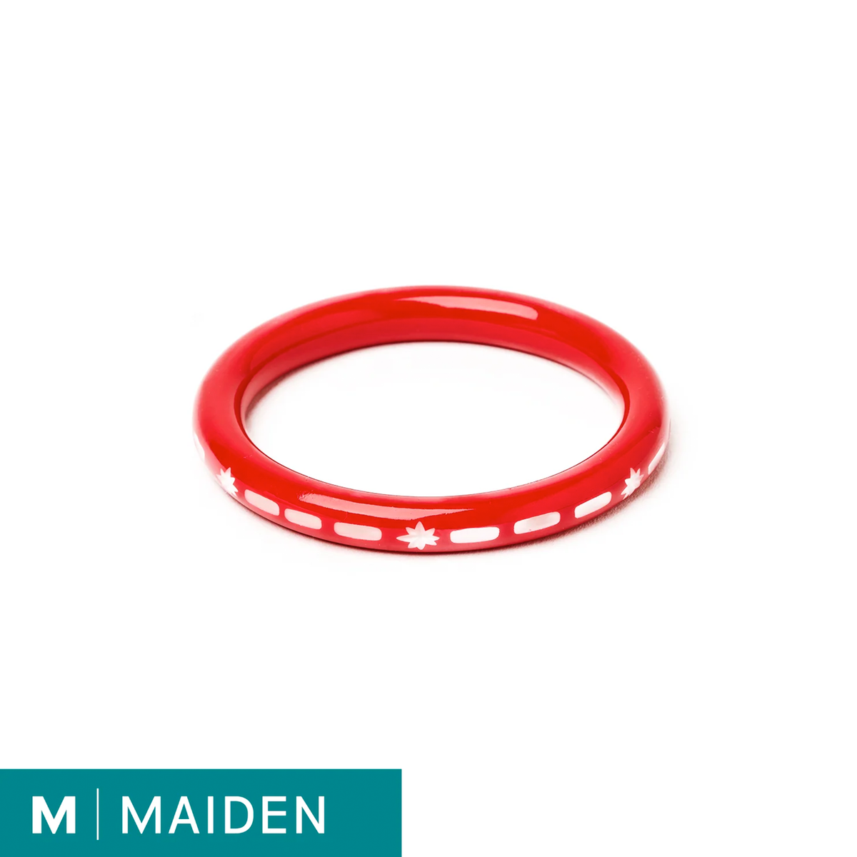 Narrow Necktie Red - Maiden Bangle