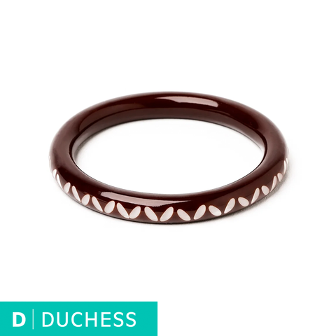 Narrow Saddle Brown - Duchess Bangle