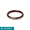 Narrow Saddle Brown - Maiden Bangle