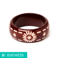 Wide Saddle Brown - Duchess Bangle