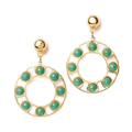 Calm Drop Hoop Earrings