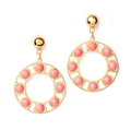 Cosmo Drop Hoop Earrings
