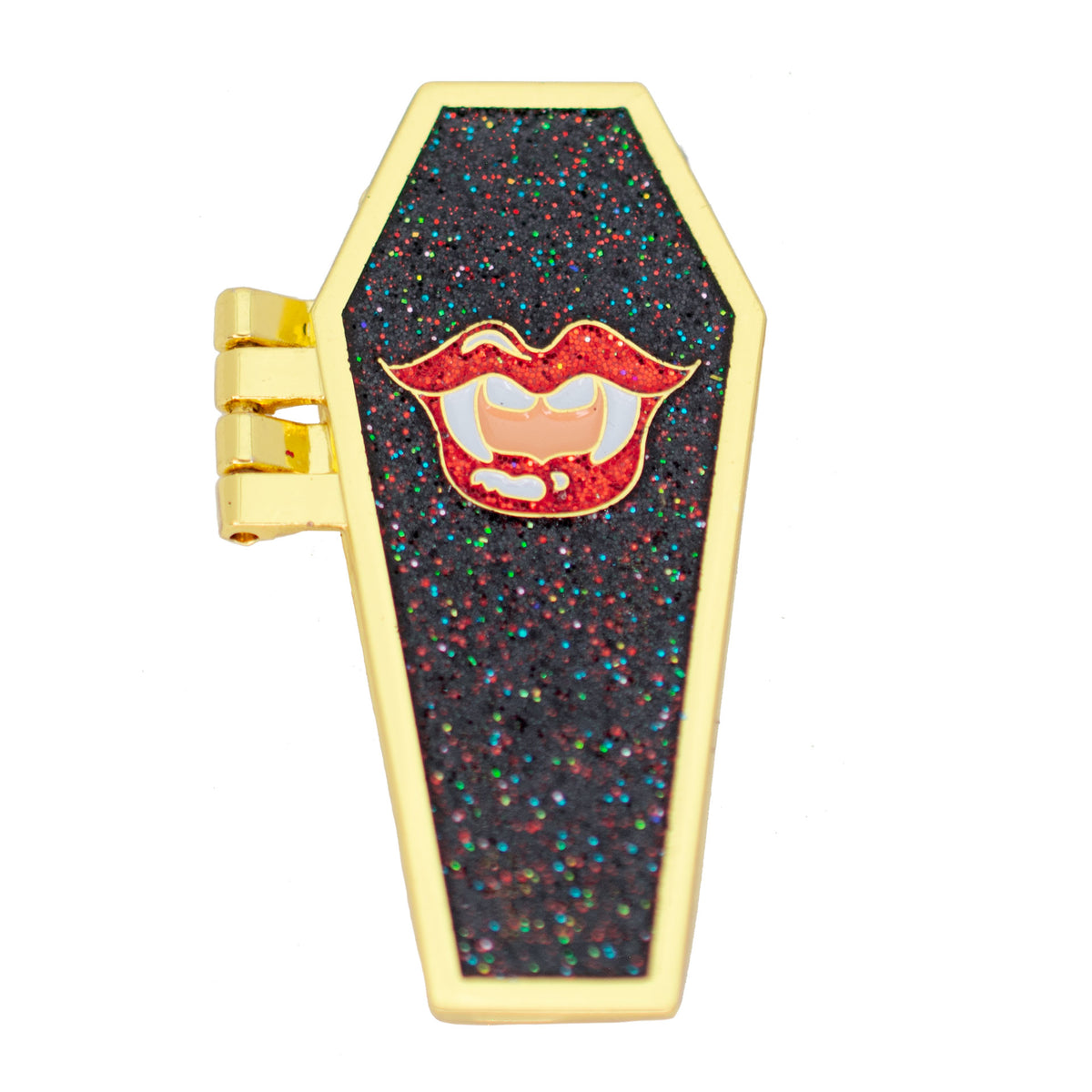 The Vamp Enamel Pin with Glitter