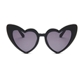 Lover Heart-Shaped Cateye Sunshades - Black