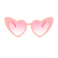 Lover Heart-Shaped Cateye Sunshades - Pink Tint