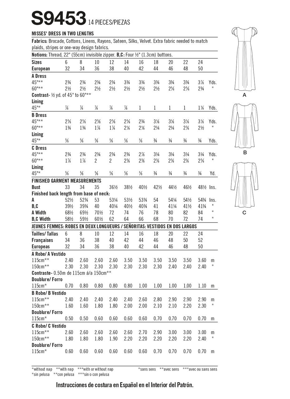 Simplicity S9453 - U5 (16-24)