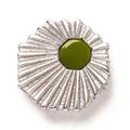 Khaki Brooch