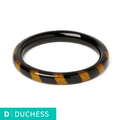 Gold and Black Candy Stripe - Duchess Bangle