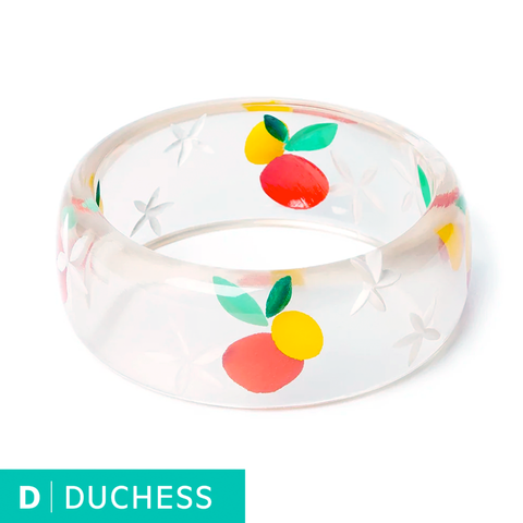 Wide Citrus Clear - Duchess Bangle