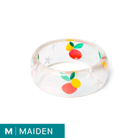 Wide Citrus Clear - Maiden Bangle