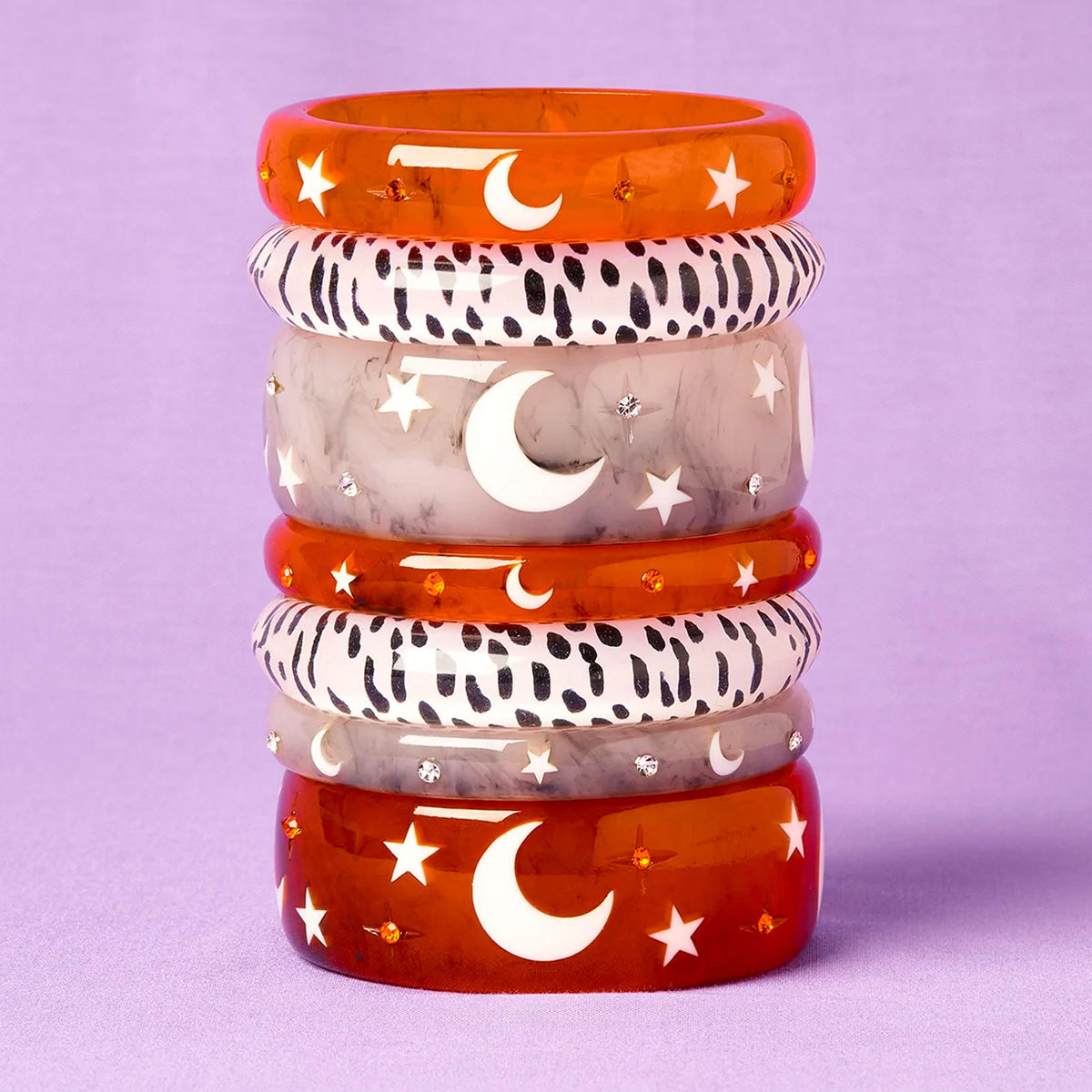 Wide Pumpkin Bangle