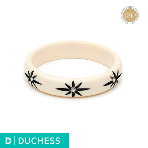 Midi Ivory Starburst - Duchess Bangle (ISO)