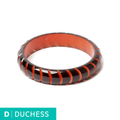 Midi Black Paprika Fakelite - Duchess Bangle
