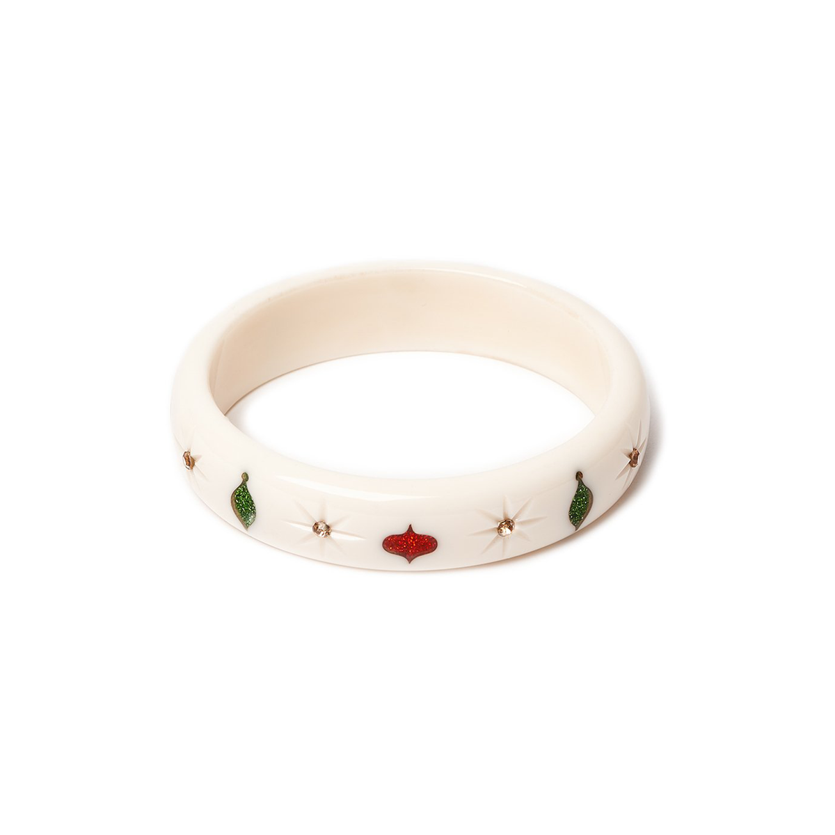 Extra Wide White Baubles - Maiden Bangle (2021)