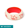 Wide Petal Cream - Maiden Bangle