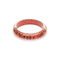 Orange Leopard Bangle