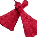 Red - Long Silky Tassels